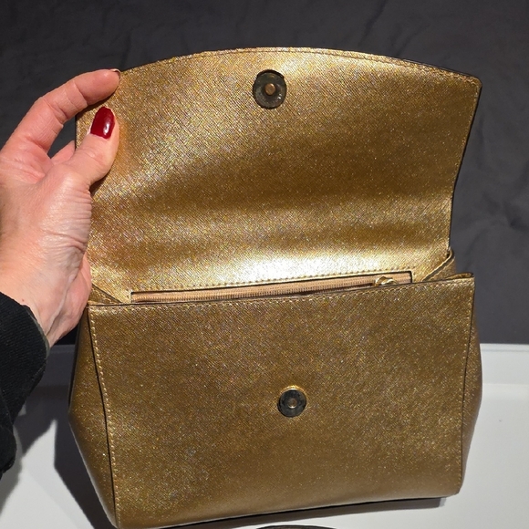 Michael Kors Gold Satchel Bag - Picture 7 of 16
